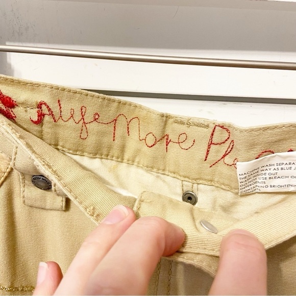 Blue Willis | Khaki Knee Length Skirt Size 40 - Picture 7 of 11